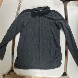 Motherhood Maternity Charcoal Turtleneck Top